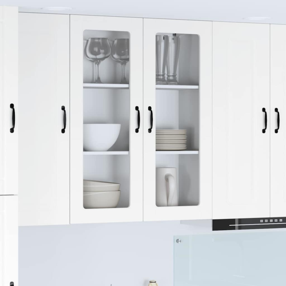 Vidaxl Dishwasher Panel Kalmar White 80 X 31 X 100 Cm Engineered Wood 8721359456752