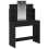 VidaXL vidaXL Dressing Table Black Oak 96 x 39 x 142 cm Engineered Wood 1