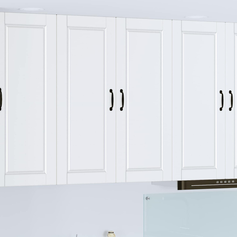Vidaxl Kitchen Wall Cabinet High Gloss White 60 X 31 X 100 Cm - Image 3