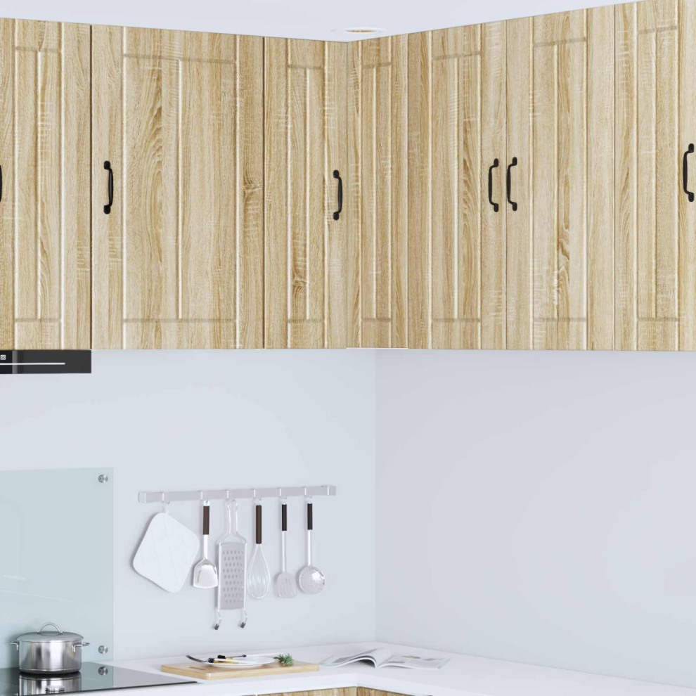 Vidaxl Dishwasher Panel Lucca Sonoma Oak 57 X 57 X 80 Cm