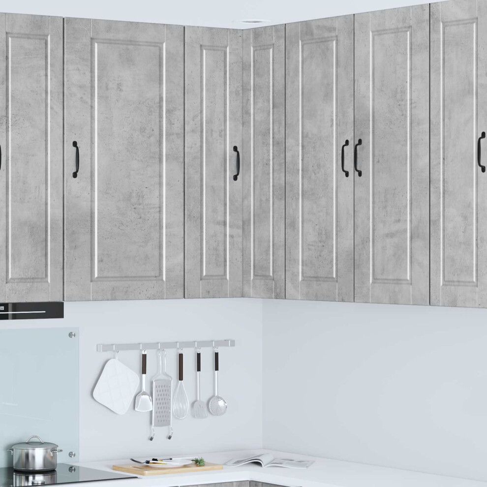 Vidaxl Dishwasher Panel Concrete Grey 57 X 57 X 100 Cm Engineered Wood