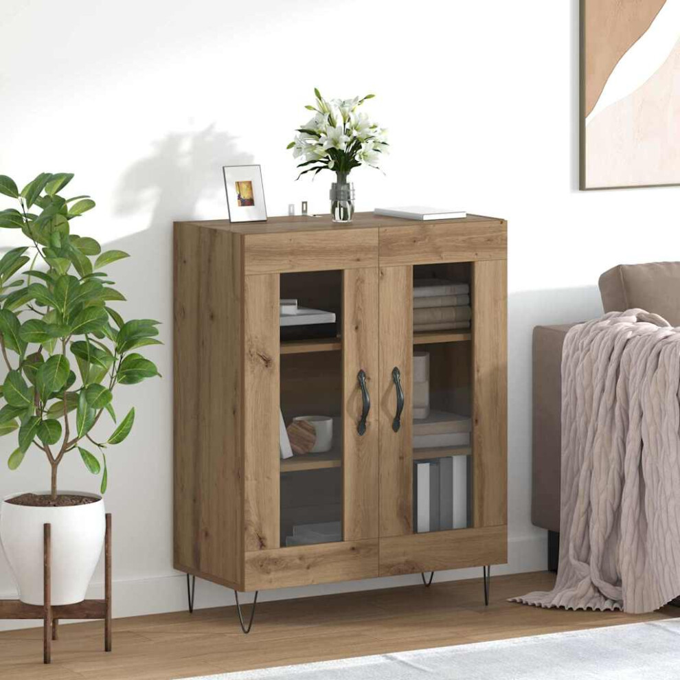Vidaxl Sideboard Artisan Oak 69.5 X 34 X 90 Cm Engineered Wood