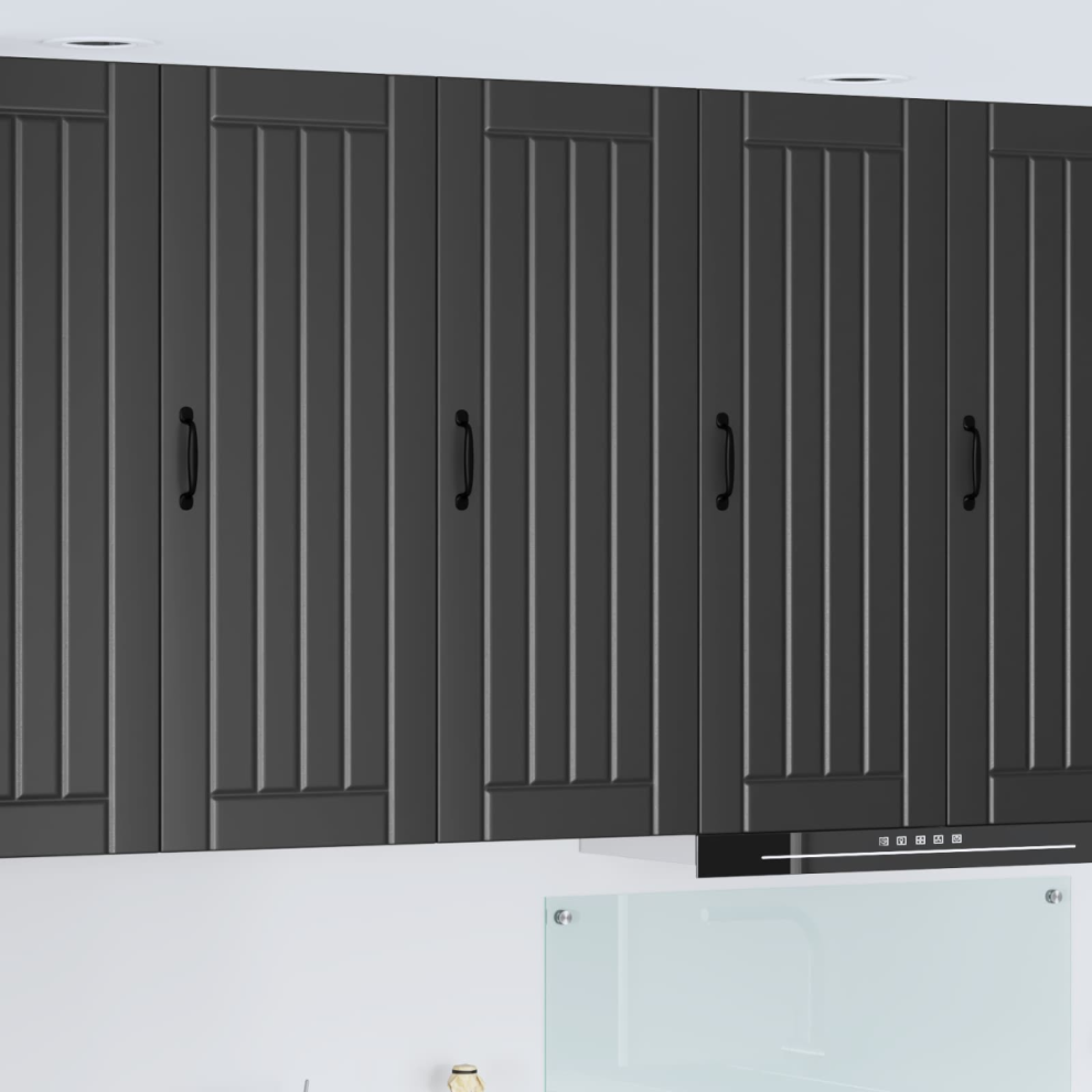 Vidaxl Kitchen Cabinet Black 40 X 31 X 100 Cm Engineered Wood - Image 2
