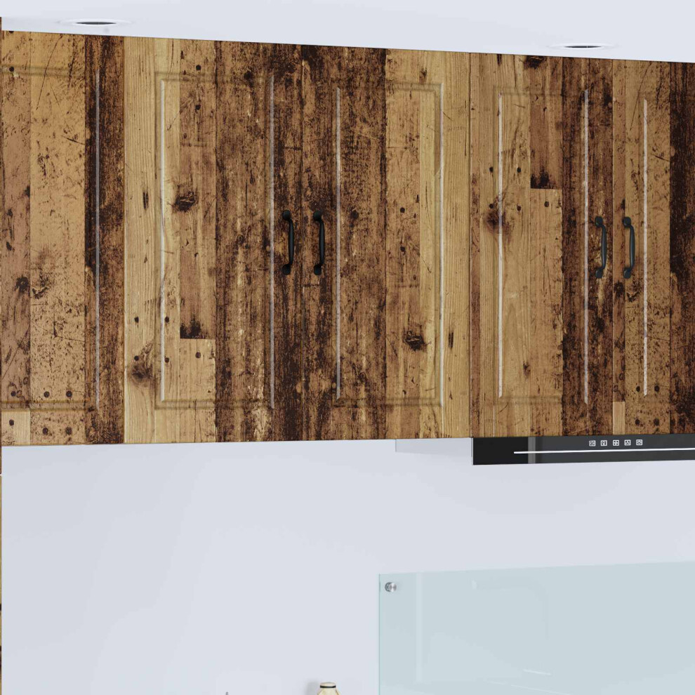 Vidaxl Dishwasher Panel Old Wood 80 X 31 X 80 Cm Engineered Wood