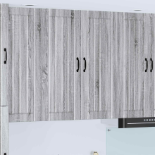 vidaXL Dishwasher Panel Lucca Grey Sonoma 80 x 31 x 100 cm