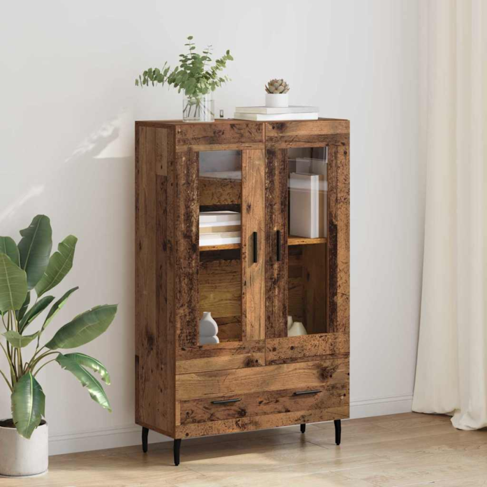 Vidaxl Highboard Old Wood 69.5 X 31 X 115 Cm Engineered Wood