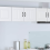 VidaXL vidaXL Dishwasher Panel Lucca 2 pcs White 40 x 31 x 40 cm 1