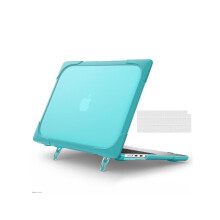 Hard Shell Case for MacBook Air 13.6 Inch 2022 Model A2681 with M2 Chip & Touch ID Protective Cover with Stand and & Transparent Keyboard Cover