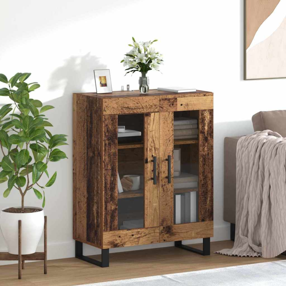 Vidaxl Sideboard Old Wood 69.5 X 34 X 90 Cm Engineered Wood