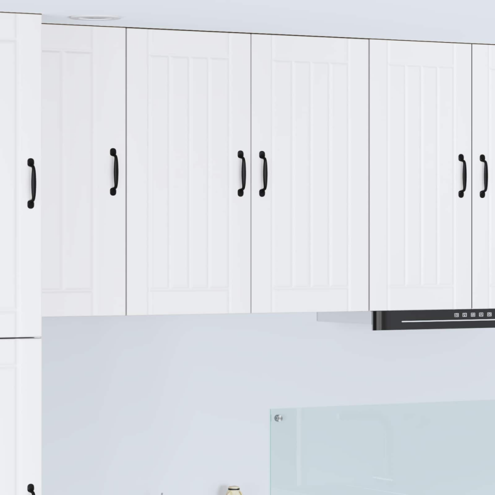 Vidaxl Dishwasher Panel Lucca White 80 X 31 X 80 Cm Engineered Wood