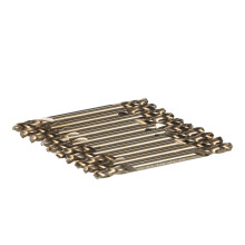 10 teiliges Set 1/8" HSS Co Bohrer, doppelseitig, Kobalt, M35