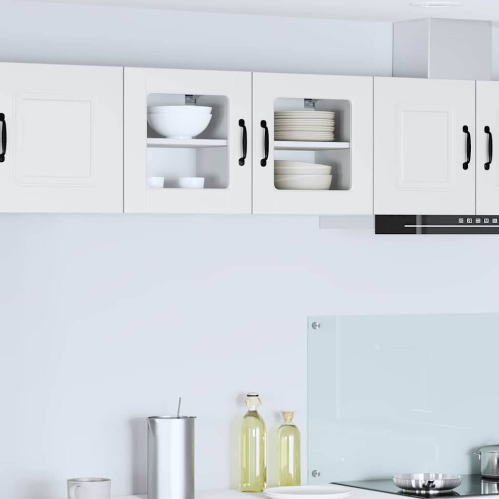 Vidaxl Dishwasher Panel 2 Pcs White 40 X 31 X 40 Cm Engineered Wood - Image 3
