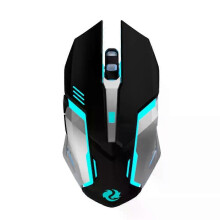 (Black Wireless) RYRA Wireless Silent Gaming Mouse Rechargeable 2.4G Ergonomic Mouse PC Gamer Computer Office Mechanical Mouse Laptop Accessories