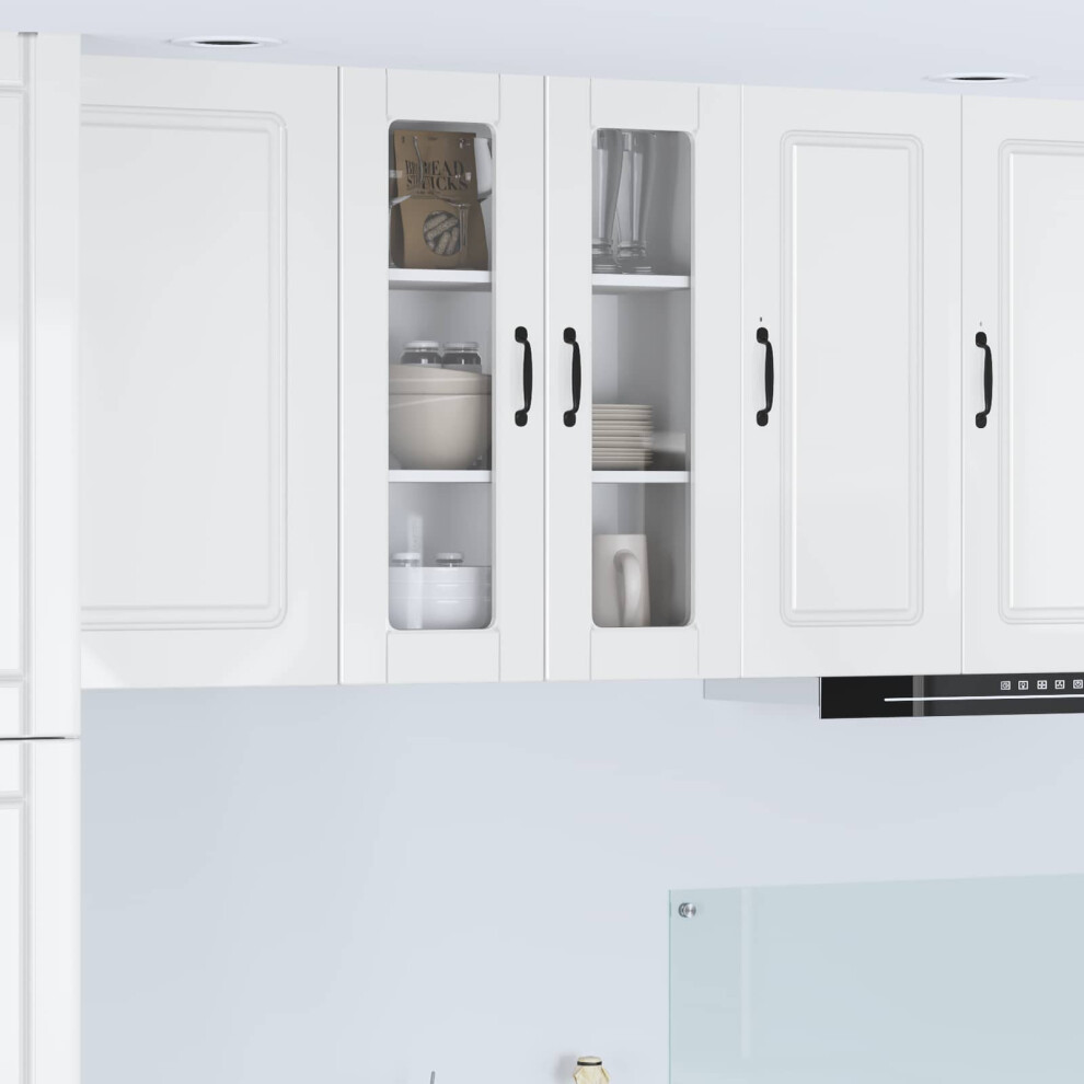 Vidaxl Kitchen Wall Cabinet Brown Oak 60 X 31 X 80 Cm Engineered Wood - Image 3