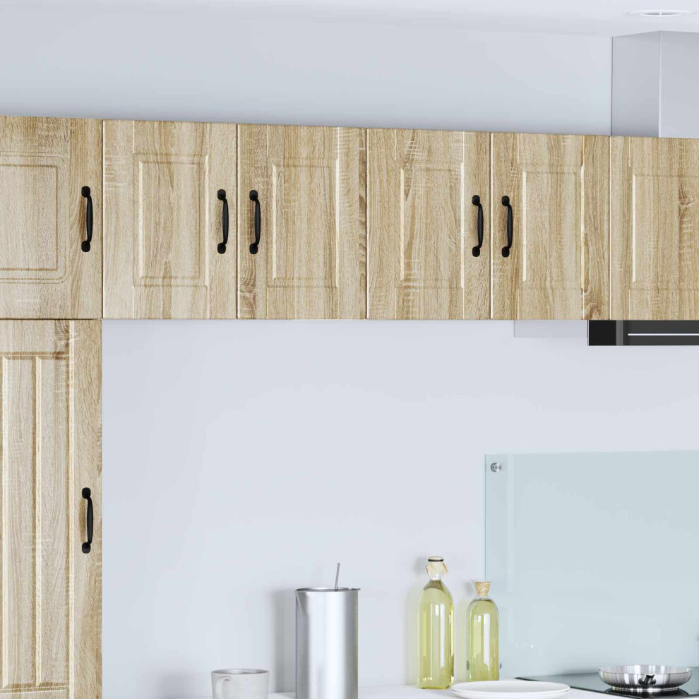 Vidaxl Kitchen Wall Cabinet With Shelf 2 Pcs Old Wood 60 X 31 X 40 Cm - Image 2