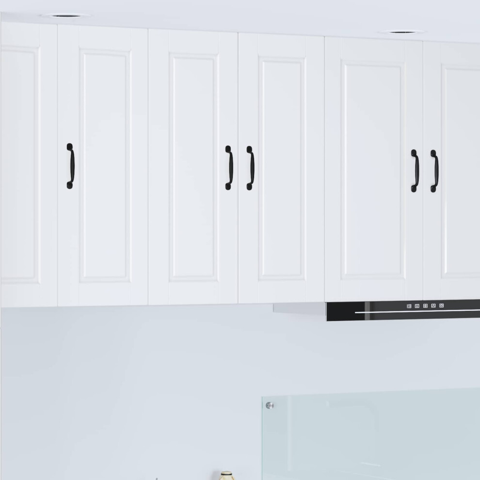 vidaXL Wall Cabinet PORTO White 60 x 31 x 80 cm Engineered Wood - Image 3