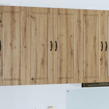 vidaXL Wandschrank PORTO Artisan-Eiche 80 x 31 x 100 cm Holzwerkstoff