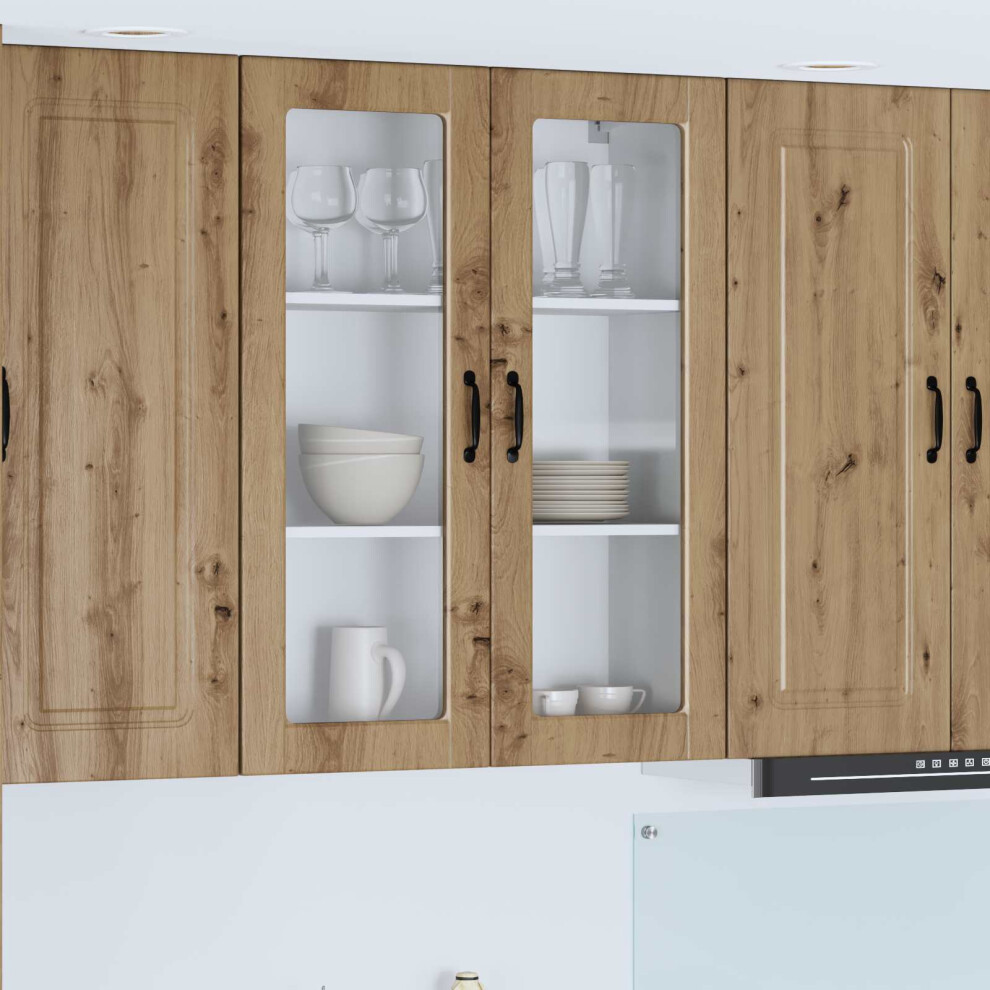 Vidaxl Dishwasher Panel Artisan Oak 80 X 31 X 100 Cm Engineered Wood