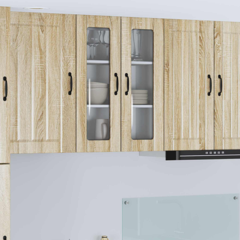 Vidaxl Dishwasher Panel Lucca Sonoma Oak 60 X 31 X 80 Cm