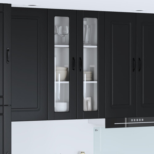 VidaXL vidaXL Dishwasher Panel Black 60 x 31 x 100 cm Engineered Wood