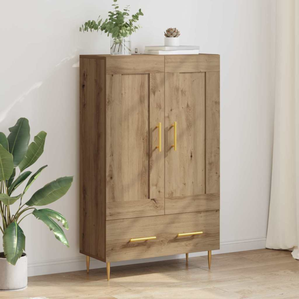 Vidaxl Highboard Artisan Oak 69.5 X 31 X 115 Cm Engineered Wood