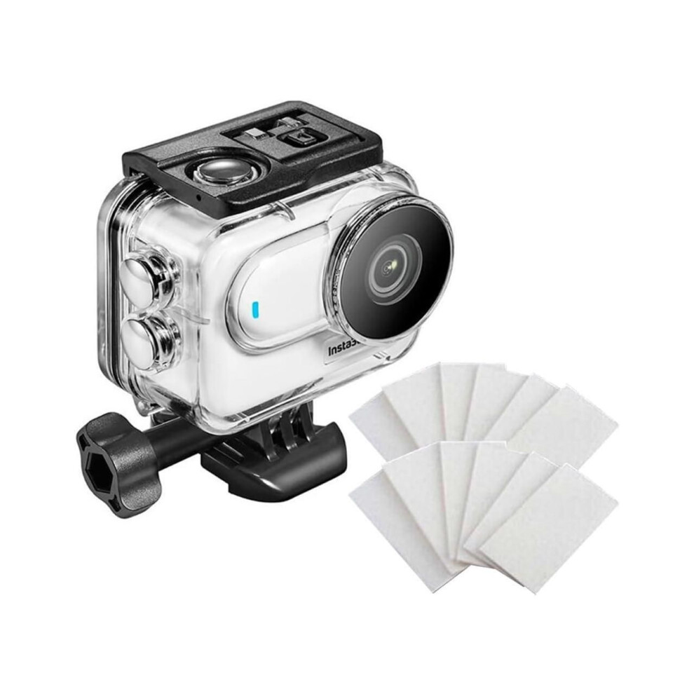 Dive Housing Case For Insta360 Go 3,Protective Waterproof Shell 60M/197Ft Water Resistant With Anti Fog Inserts For Insta360 Go 3 609808379785