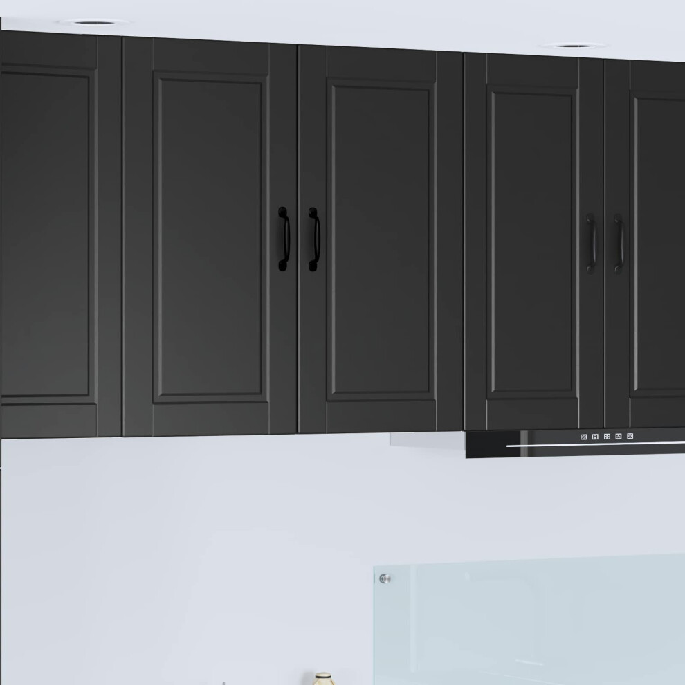 Vidaxl Dishwasher Panel Black 80 X 31 X 80 Cm Engineered Wood - Image 3