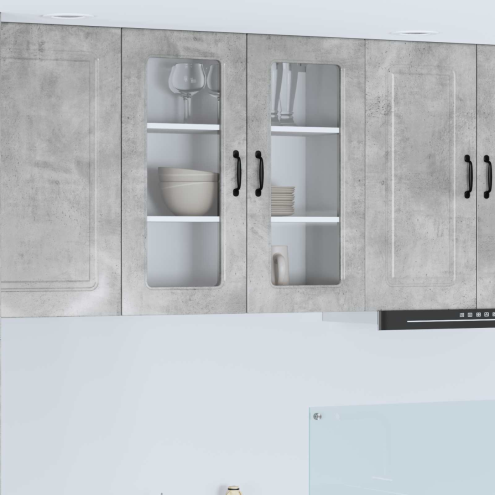 Vidaxl Dishwasher Panel Kalmar Concrete 80 X 31 X 80 Cm Grey