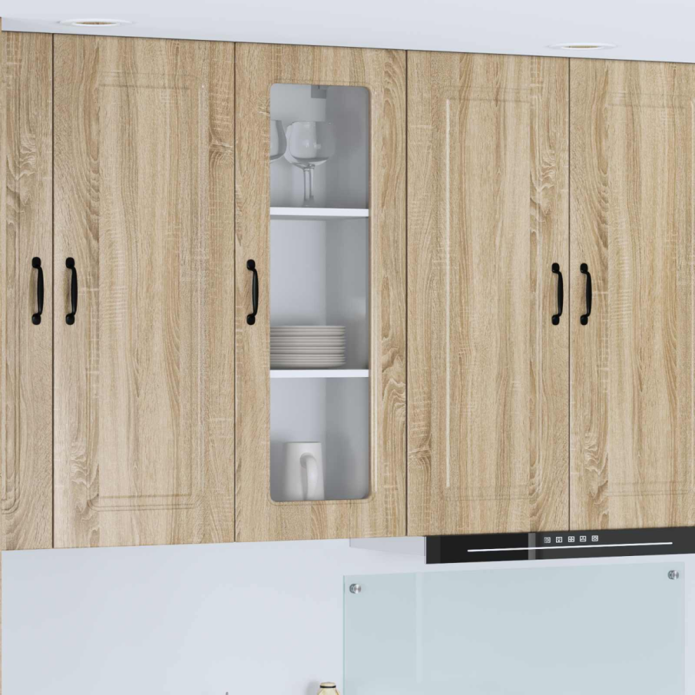Vidaxl Dishwasher Panel Kalmar Sonoma Oak 40 X 31 X 100 Cm