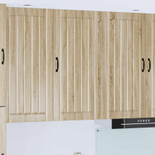 vidaXL Dishwasher Panel Lucca Sonoma Oak 50 x 31 x 100 cm