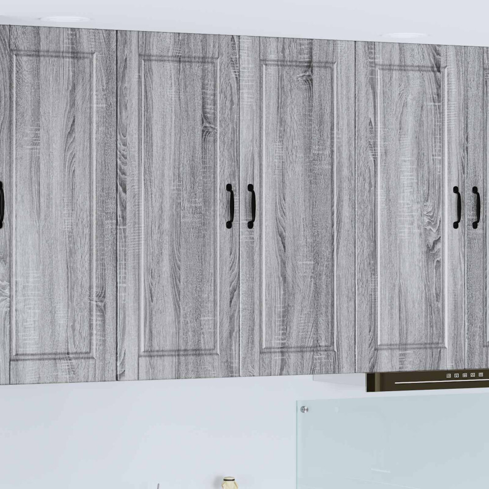 Vidaxl Dishwasher Panel Grey Sonoma 80 X 31 X 100 Cm Engineered Wood