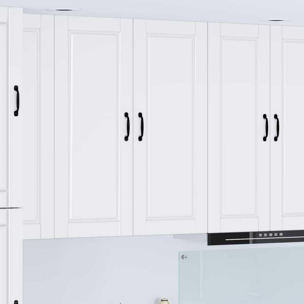 Vidaxl Kitchen Wall Cabinet White 40 X 31 X 100 Cm Engineered Wood - Image 3
