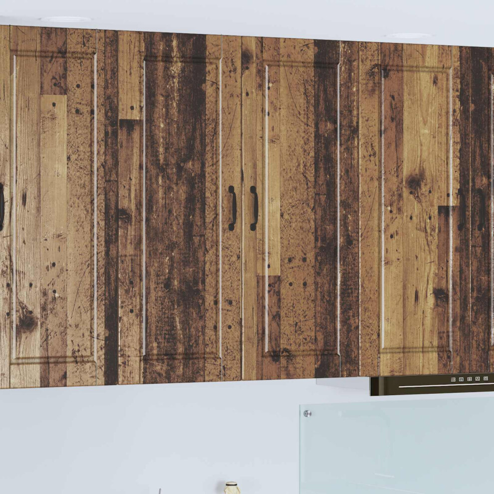 Vidaxl Dishwasher Panel Old Wood 80 X 31 X 100 Cm Engineered Wood