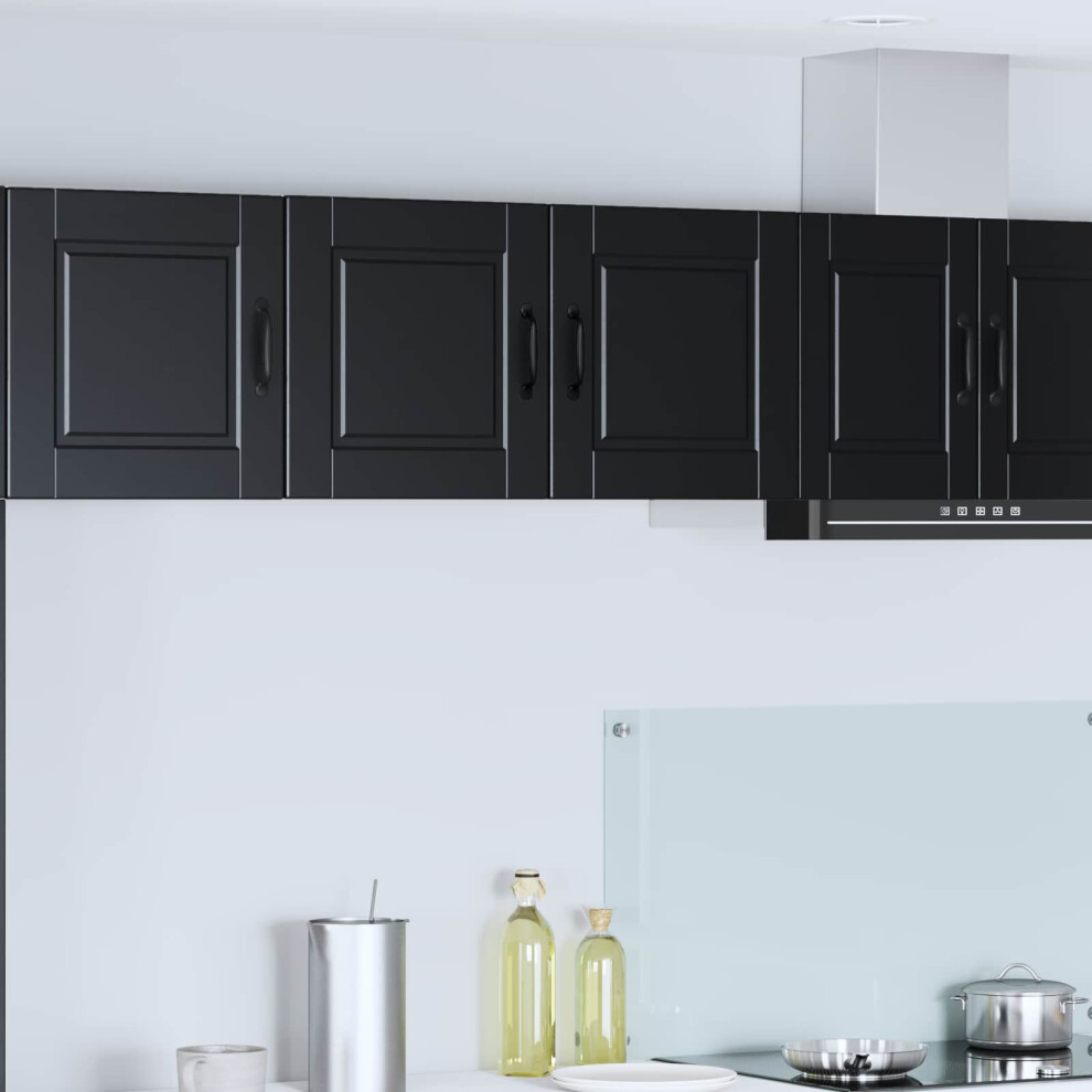 Vidaxl Dishwasher Panel Black 80 X 31 X 40 Cm Engineered Wood
