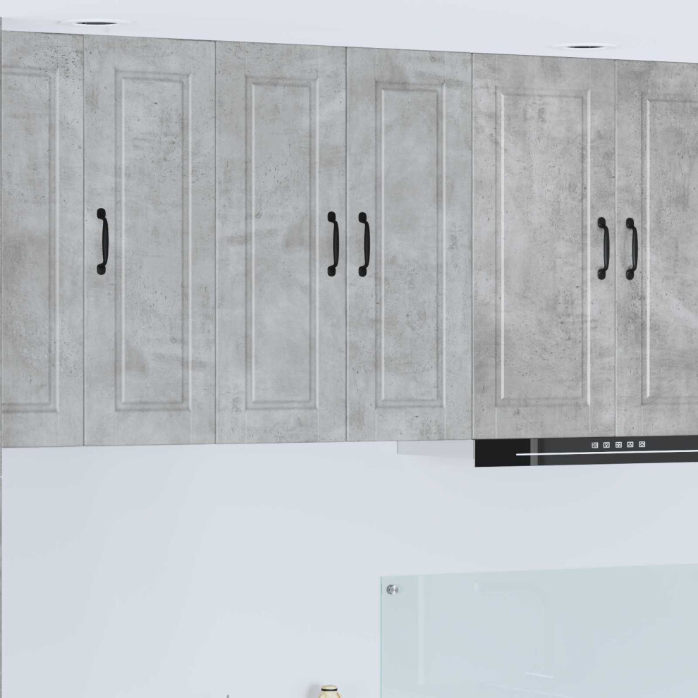 Vidaxl Kitchen Wall Cabinet With Shelf Grey Sonoma 60 X 31 X 80 Cm - Image 3
