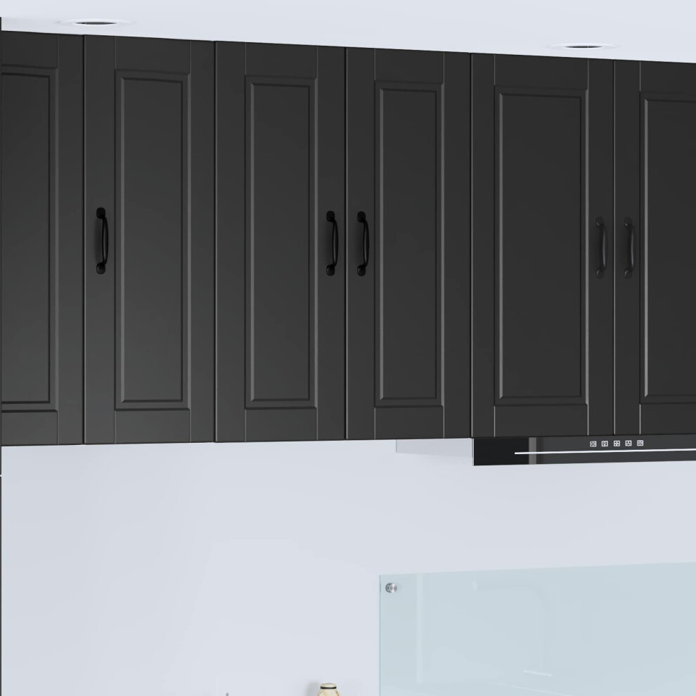 Vidaxl Dishwasher Panel Black 60 X 31 X 80 Cm Engineered Wood - Image 3