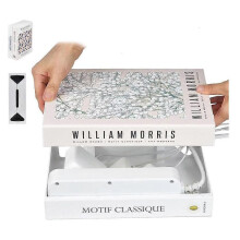 (B) Book Shaped Cord Organizer, Expandable Decorative Book Cable Hider Box