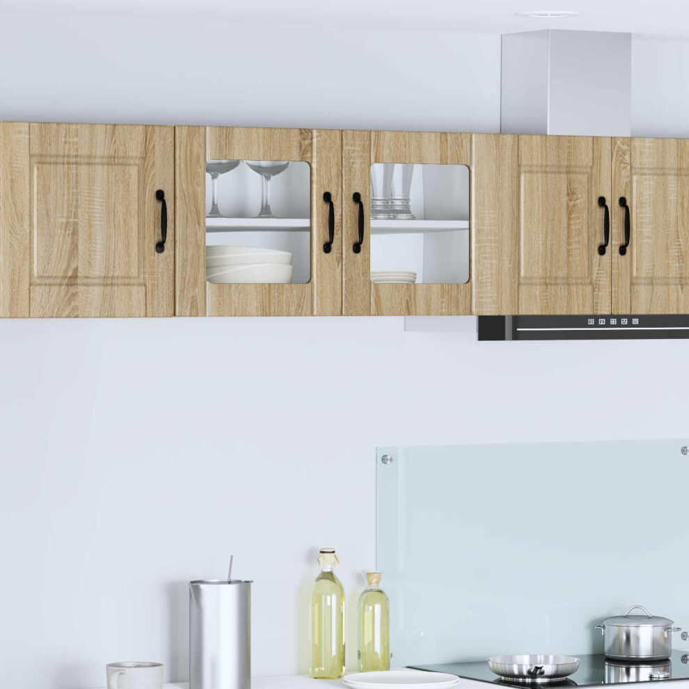 Vidaxl Dishwasher Panel Sonoma Oak 80 X 31 X 40 Cm Engineered Wood