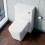 NES Home Elora Back To Wall Toilet Pan With Concealed Cistern WC Unit Set 6