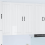 VidaXL vidaXL Dishwasher Panel Lucca High Gloss White 80 x 31 x 100 cm 1