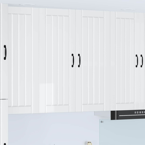 VidaXL vidaXL Dishwasher Panel Lucca High Gloss White 80 x 31 x 100 cm
