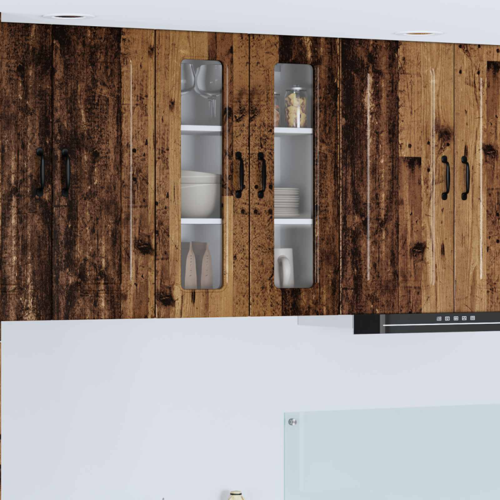 Vidaxl Dishwasher Panel With Storage Kalmar Old Wood 60 X 31 X 80 Cm