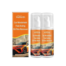 (2PCS) 1-5x Oil film remover car windshield cleaning decontamination rainproof waterproof brightening cleaner 100G