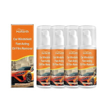 (4PCS) 1-5x Oil film remover car windshield cleaning decontamination rainproof waterproof brightening cleaner 100G
