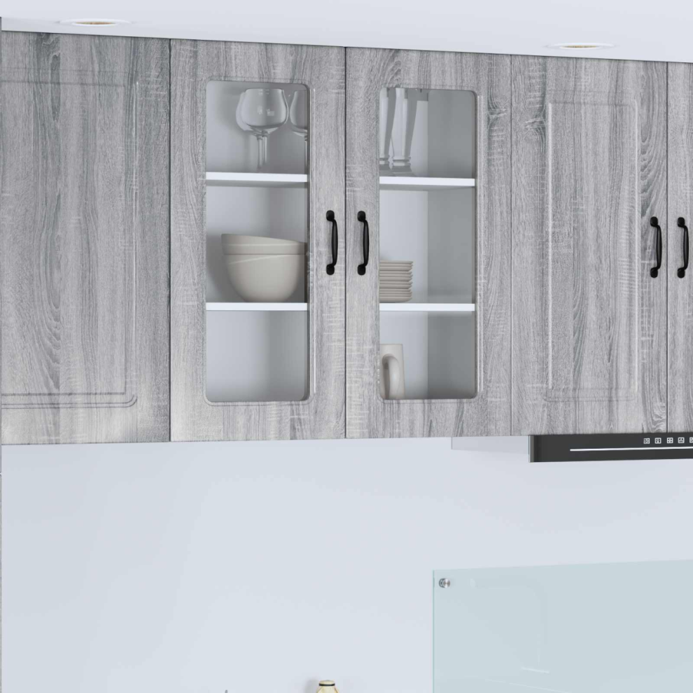Vidaxl Dishwasher Panel Kalmar Sonoma 80 X 31 X 80 Cm Grey