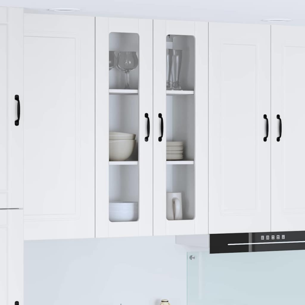 Vidaxl Kitchen Wall Cabinet White 60 X 31 X 100 Cm Engineered Wood - Image 2