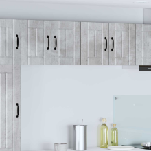 vidaXL Kitchen Wall Cabinets Lucca 2 pcs Concrete Grey 60 x 31 x 40 cm