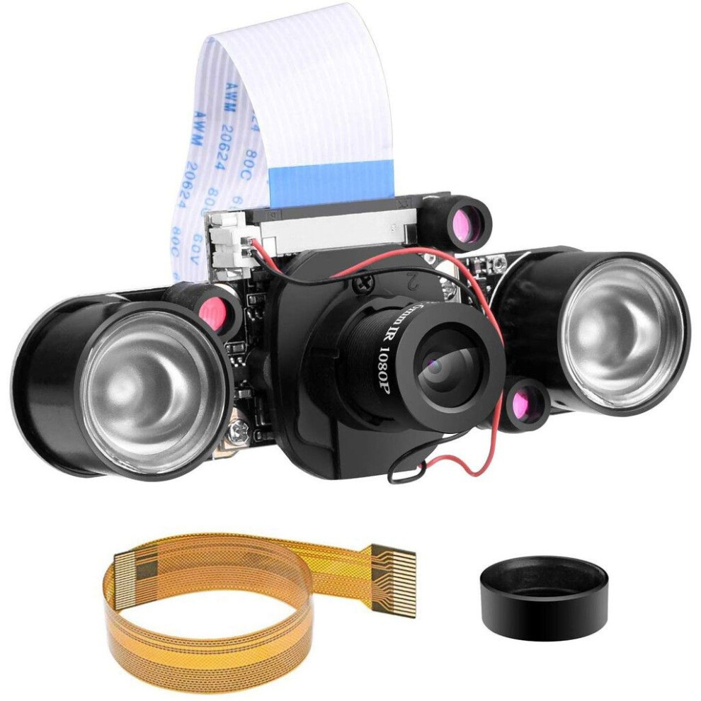 Raspberry Pi Camera Day & Night Vision Ir-Cut Video Camera Hd Webcam 5Mp For Raspberry Pi Rpi 4 3 B B+ 2B 3A+ 2 1 Zero W 609808376234