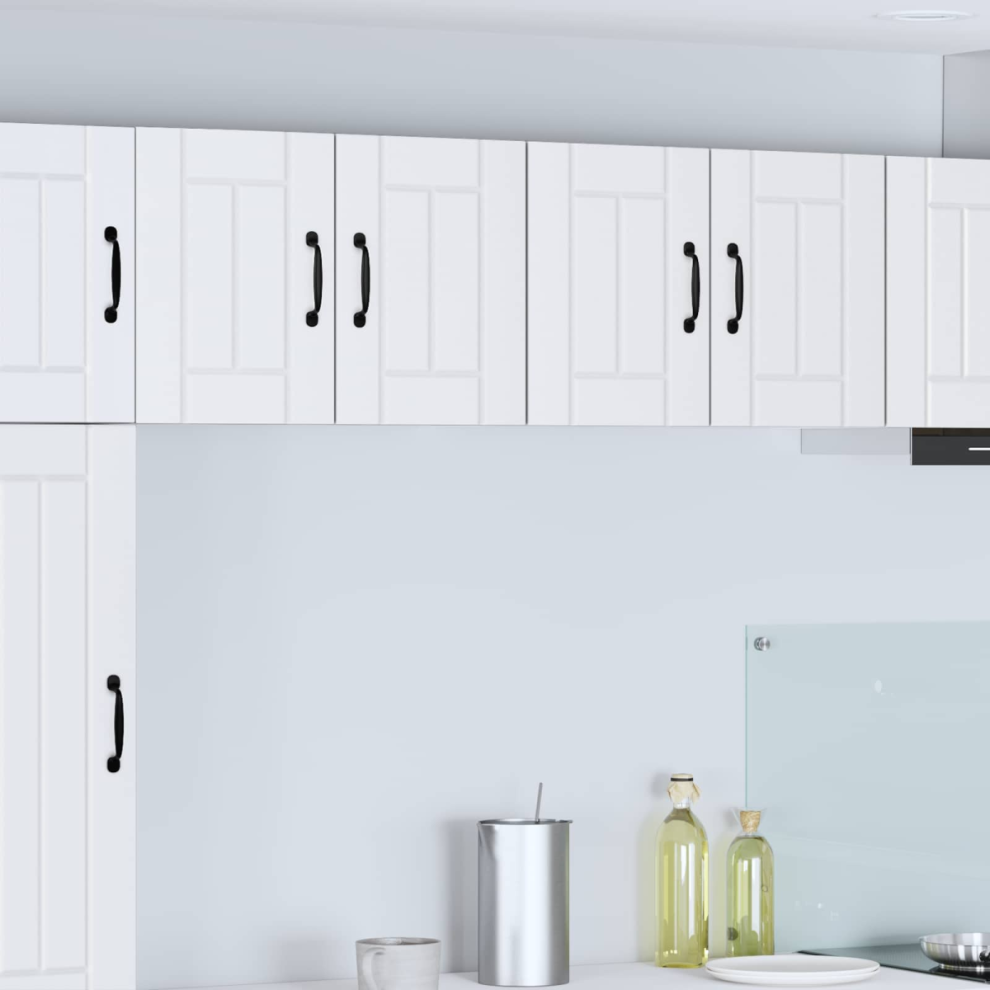 Vidaxl Kitchen Wall Cabinets 2 Pcs High Gloss White 60 X 31 X 40 Cm - Image 2