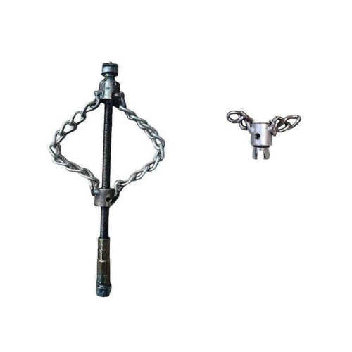 (1 Each Double And Single) Flex-Shaft Sewer Descaling Chain,Multi-Purpose PVC Pipe Maintenance Tool